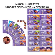 Kit 10 Chocolate Barra Milka 100g Importados Varios Sabores 