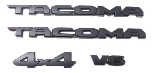 Emblema Letras Tacoma V6 4x4 2016 - 2023  Toyota Tacoma Foto 8
