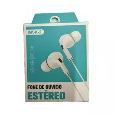 Fone De Ouvido Estereo Msk-2 