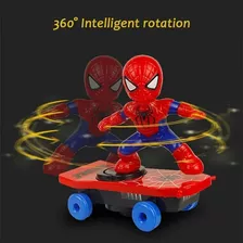 Homem Aranha Skatista Spider Man Gira Brinquedo Menino