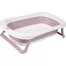 Banheira Dobrável E Portátil Rosa Pequena Baby Pil