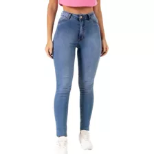 Calça Jeans Lavagem Média Lisa Lady Rock 