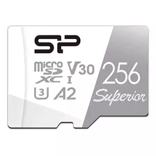 Memory Card Silicon Power 256gb Superior Uhs-i Microsdxc Nf