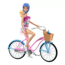 Barbie Muñeca En Bicicleta