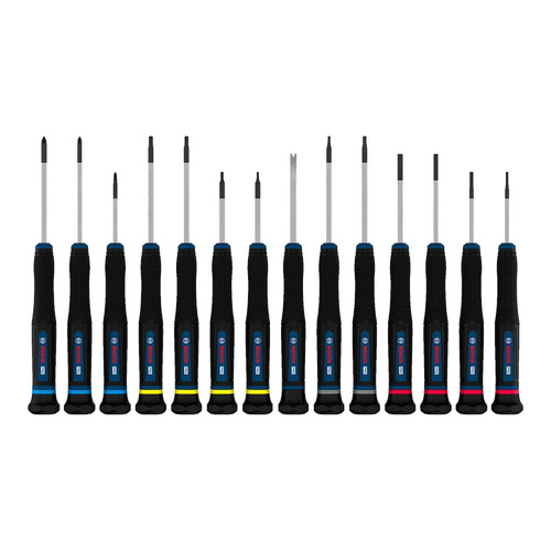 Juego De Llaves De Precisión Bosch Pro Ph/sl/tx/th/h, 14 Unidades