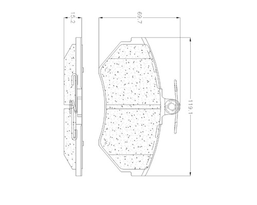 Balatas Delanteras Volkswagen Golf Gl 1997 - 1999 2l Grc Foto 2