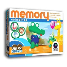 Juego De Mesa Memory Animalitos - Plastigal