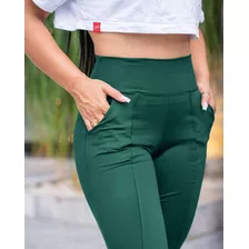 Calça Legging Com Bolso Montaria Suplex Preta 