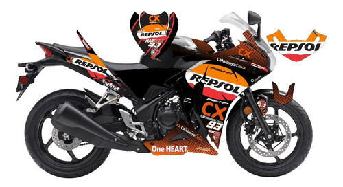 Calcas Sticker Pack  Cbr 250 R Foto 10