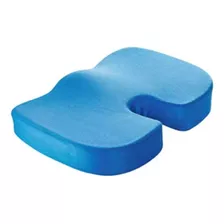 Cojín Ortopédico Asiento Para Coxis Espuma Viscoelástica Color Azul