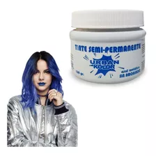 Kit Tinte Semipermanente Kolor Shot Sin Amoniaco Urban Color Tono Azul Metálico Para Cabello