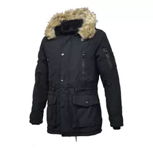 Campera Parka Hombre Con Piel Capucha Y Fur Desmontables..!!