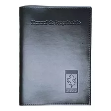 Capa Porta Manual Ferrari Couro Ecológico