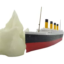 Titanic 35cm En 2 Partes Mas Iceberg(flota)