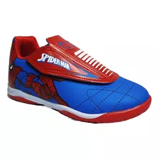 Chuteira Futsal Homem Aranha Marvel Tenis Azul - Original