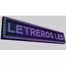 Letrero Led 20x100cm Programable Wifi App Led Art Mono Color