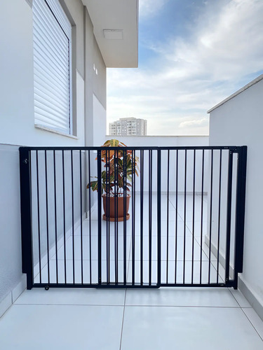 Portão Expansivo Proteção Criança Cão Pet De 85 A 150 Cm