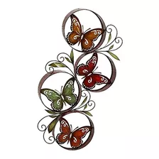 Deco 79 - Mariposa De Metal Para Decoracion En Int/ext