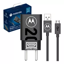 Carregador De Parede Motorola Turbo Power 20w Micro Usb