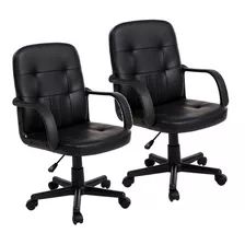 2 Sillas Sillon De Oficina Ejecutivo P/escritorio C/ruedas 