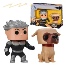 Brinquedo Boneco Menino Com Cachorro Spyke E Dog Diversao 