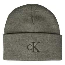 Gorra Calvin Klein Hombre, Logotipo Grande Gris Jaspeado,