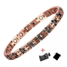 Pulsera Cobre Magnética - Brazalete Imanes Artritis - Cruz