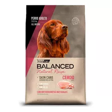 Alimento Vitalcan Balanced Natural Recipe Cerdo/arroz 15kg