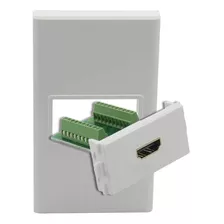 Ficha Hdmi Hembra Conector Tecla Tapa Luz Para Armar Llave