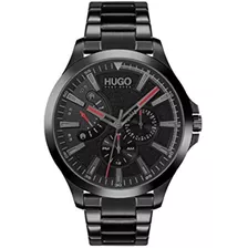 Hugo #leap Reloj Casual Multifunción De Acero Inoxidable Y P