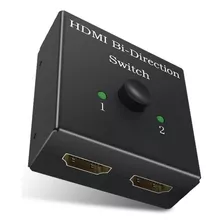 Switch Hdmi Bidireccional 2 Puertos Multiplicador 2x1 Select