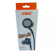 Fone De Ouvido Lelong Stereo Sound Le-0231 Cor Preto