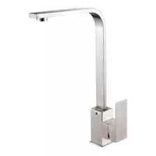 Torneira Gourmet Monocomando Slim L Inox 304 Acabamento Escovado Prata Brinovar