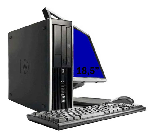 Cpu Hp Elite 8100 Core I5 8gb Ssd 240gb + Monitor 18,5'