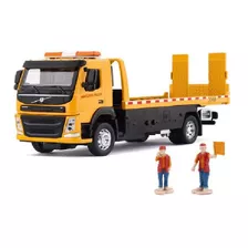 Miniatura Caminhão Volvo Guincho Em Metal Escala 1:50