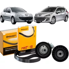 Kit Correia Dentada Peugeot 207 Sw Xs 1.6 16v 2014 2015 Flex