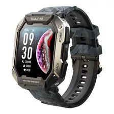 Smartwatch Militar Impermeável Masculino Com Chamadas Blueto