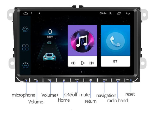 Estreo Android Volkswagen Golf Jetta Bora Passat Tiguan Gli Foto 3