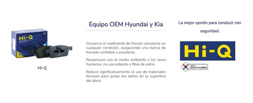 Pastillas Freno Para Hyundai Elantra (16+)/ Ioniq/ Kia Niro Foto 3