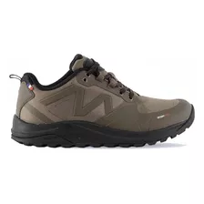 Zapatilla Trail Running Hombre Michelin Dr28 Taupe Rojo