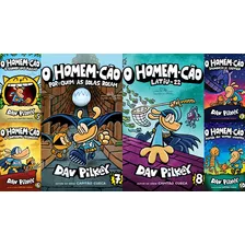 O Homem-cão Do Volume 5 Ao 10, De Dav Pilkey. Editora Companhia Das Letrinhas, Capa Mole Em Português, 2022