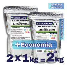 Sal Micronizado Para Lavagem Nasal 2kg Ultra Fino