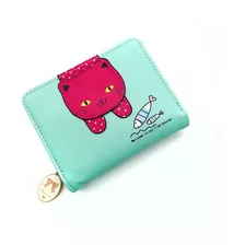 Billetera Dama Mujer Niñas Cartera, Regalo, Diseño Gato