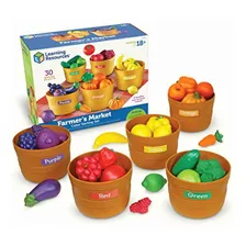 Learning Resources Farmer's Market Color Sorting Set 30