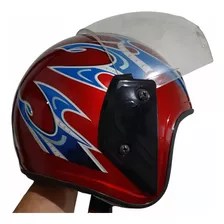 Casco Clasico Para Moto Cascos Abiertos De Motocicleta 