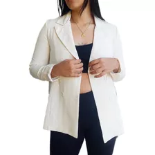 Blazer Sastrero Forrado De Mujern Talle 2 (m)