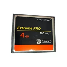 Tarjeta Memoria Compact Flash 4gb Extreme Pro De 160mb/s