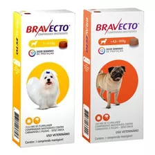 Bravecto Anti Pulgas Carrapato Combo 2a4,5kg E 4,5a10kg