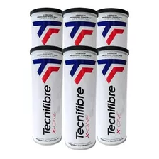 Bola De Tênis Tecnifibre X-one Pack Com 06 Latas