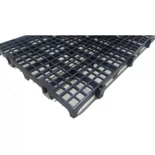 100 Paletes Estrado Plástico Preto 25x50cm Pallet Kit 100pçs